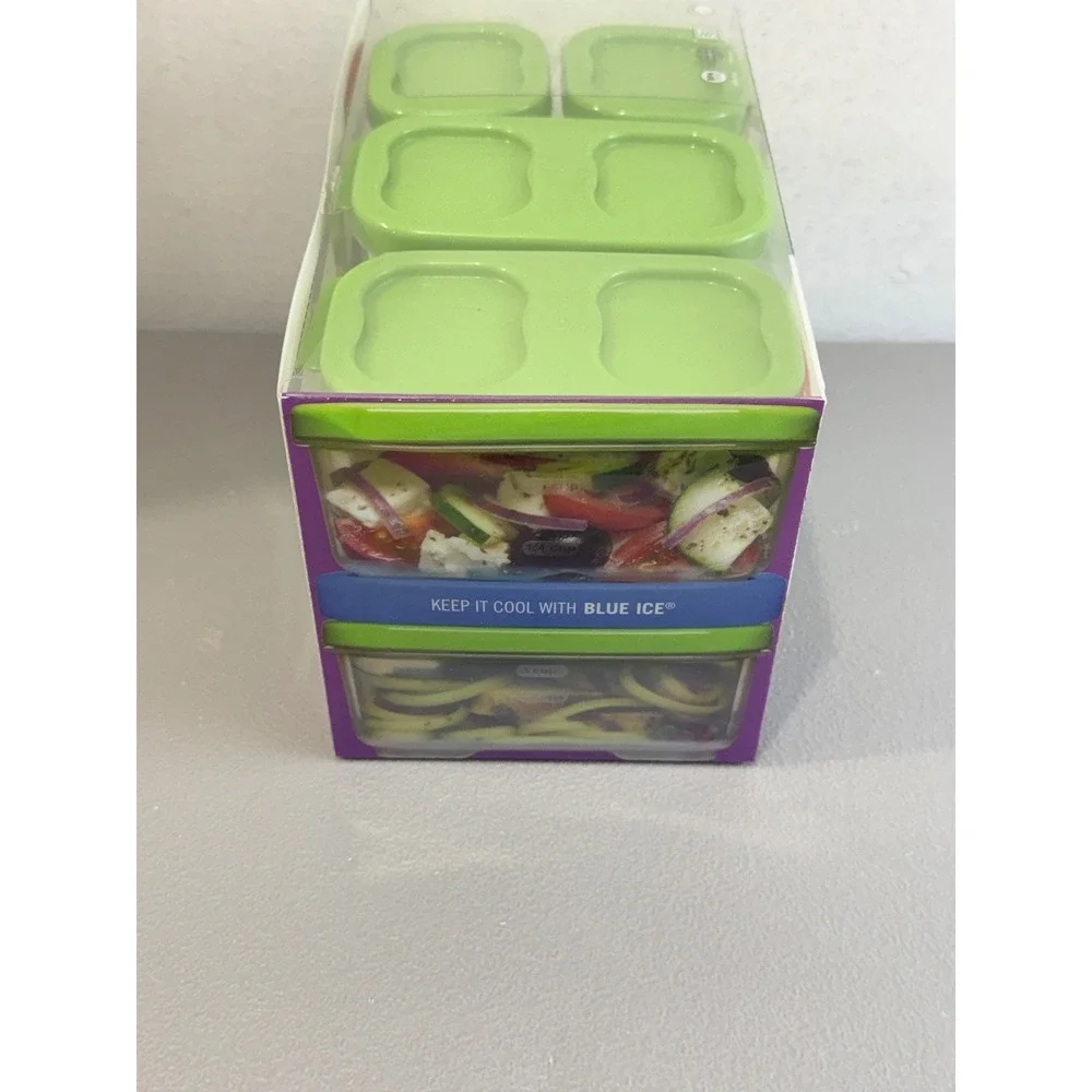 Rubbermaid Lunch Blox Entree Kit Ice Food Storage Containers